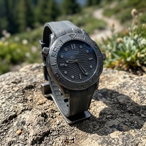 Nuovo Orologio da Polso Meccanico Automatico da Uomo 42mm in Acciaio Inossidabile Analogico Miyota 8800 Diver con Cinturino Nero Cavo da 22mm e Lancette - Product Image 1