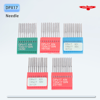 Dotec DPX17-Aiguille pour machines à coudre pied/point de chaînette SY3355 135X17 SY3357, 100 pièces