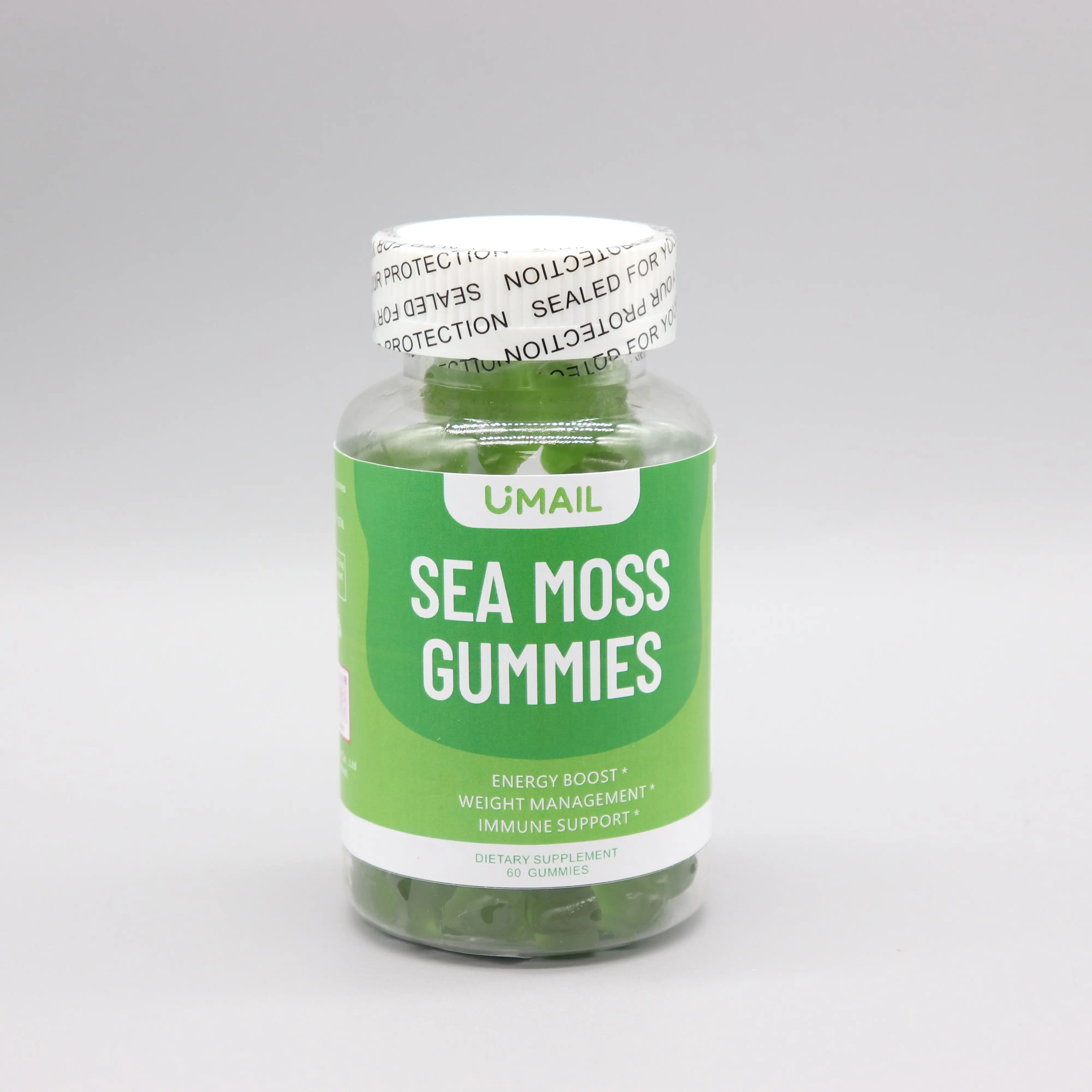 Suplemento alimenticio Adelgazante Sea Moss Gummies Pérdida de peso Seamoss Gummies Etiqueta privada