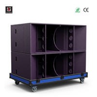 Profesyonel Ses LS-F221 6000W Yüksek Güçlü Çift 21 İnç Subwoofer