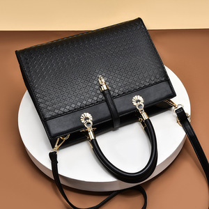 Luxury Unisex Designer Modern Durable <b>Large</b> Capacity Shopping Tote Bags PU Leather Shoulder Bags <b>Purses</b> - Product Image 2