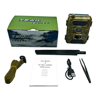 Nouvelle caméra de piste 4G avec vision nocturne étanche IP66 8K Vidéo 60MP Images pour la chasse à la faune Capteur CMOS Transmission LTE