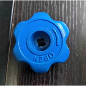Volant en plastique neutre QF-2 pour valve de bouteille de gaz, modèle solide CGA320*15*4*Copper - Product Image 5