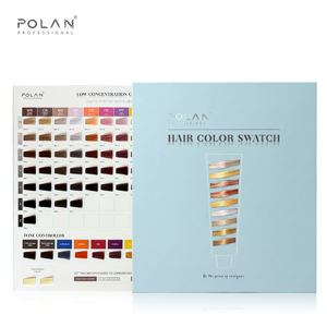 Paleta de Muestras de Color para Cabello POLAN 146, Textura de Cabello Real para Exhibición en Salón - Product Image 3