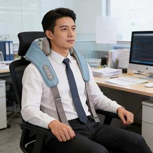 Masajeador Eléctrico de <span class=keywords><strong>Cuello</strong></span> <span class=keywords><strong>y</strong></span> <span class=keywords><strong>Hombros</strong></span> con 3 Modos Ajustables para un Masaje Profundo <span class=keywords><strong>y</strong></span> Relajante - Product Image 2