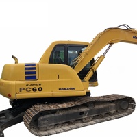 Mini-excavatrice sur pneus Komatsu PC70 modèle 2022, 7 tonnes, moteur Cummins, godet de 0,3 m (moteur, pompe), origine Chine, exportation