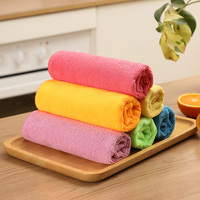 Chiffon carré en microfibre 230 g/m², hautement réutilisable, léger, doux, absorbant, sans peluches, sans bords, séchage rapide, multi-usages, cuisine