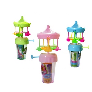 Carrousel à bonbons en plastique Teng Rui avec chewing-gum et bonbons gélifiés pour enfants - Jouet promotionnel - Product Image 1