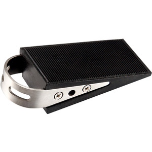 Door Stop 304 Stainless Steel Rubber Floor <b>Mount</b> Anti Collision Gate <b>Block</b> Durable Minimalist Design - Product Image 1