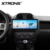 Reproductor de Android para Auto de 12.3 Pulgadas para Jeep/Dodge/Chrysler, 8+128GB, UNISOC 7865, Pantalla QLED, AKM 7604, Salida Óptica Dual BT, CE - XTRONS