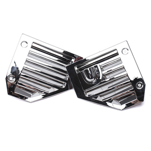 Grilles de ventilation latérales chromées pour capot, garnitures de <span class=keywords><strong>calandre</strong></span> pour <span class=keywords><strong>Hummer</strong></span> <span class=keywords><strong>H2</strong></span> 2006 2007 2008 2009, accessoires extérieurs automobiles - Product Image 5