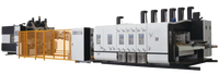 Carton Box Packing Corrugated Cardboard Rotary Die Cutting Machine Flexo Printing Pizza Box Machine