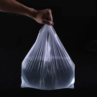 Sac d'Épicerie Compostable Certifié Alimentaire Fabricant pour Supermarché, Sac de Course en Plastique, Sac T-shirt à Emporter, Sac Alimentaire en Plastique