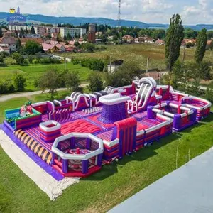 Hot children indoor big inflatable trampoline theme park/kids play park/amusement game park equipment for sale