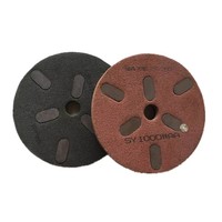 Roue éponge en résine élastique remplie de six disques San Yuan pour ponceuse à meuleuse modèle SW
