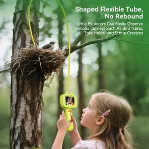 Portable Handheld Endoscope For Kids <b>Nature</b> Exploration <b>Camera</b> With 2M Pixels Outdoor Use Green Plastic Body - Product Image 3