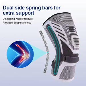 Nouvelle conception de genouillère de compression pour la protection des articulations, genouillère souple réglable, absorbant les chocs, genouillère médicale - Product Image 3