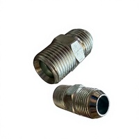 Connecteur hydraulique droit en acier au carbone et acier inoxydable haute performance, haute pression