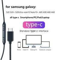Vendeur chaud Hifi bon stéréo S8 S9 S10 Note 10 S20 S21 S22 téléphone portable dans l'oreille casque écouteurs pour Samsung Akg casque avec micro