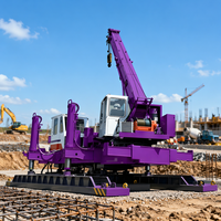 Machine de battage de pieux à surveillance à distance pour la construction de ponts et l'ingénierie, engin de forage de pieux en forage, batteuse de pieux hydraulique statique
