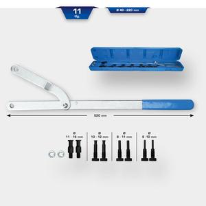 Brilliant Tools Porte-poulie universel et embrayage de ventilateur, 11 pièces - Product Image 3