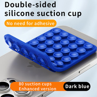 Support de téléphone portable de luxe flexible avec fonction mains libres Porte-ventouses en silicone adhésif double face antidérapant personnalisé