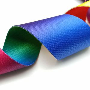 Mingjia 1 "1.5" <span class=keywords><strong>2</strong></span> 인치 인쇄 무지개 폴리 에스터 스트랩 웨빙 - Product Image 5