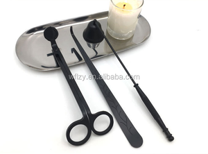 <span class=keywords><strong>Vassoio</strong></span> candela in acciaio inossidabile con bastone e Pad per l'estinzione e la conservazione di candele e accessori di fragranza - Product Image 6