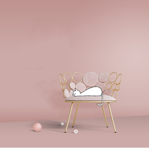 Estilo nórdico muebles para el hogar Base de oro moderna silla de Metal silla <span class=keywords><strong>pies</strong></span> princesa silla sofá pierna resto sofá - Product Image 3