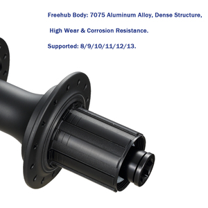 Buje de Bicicleta de Montaña Delantero/Trasero con Mecanizado CNC de Precisión, 24H HG, Freno de Disco, Rodamientos Sellados, OEM ODM - Product Image 4