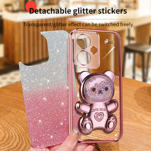 <span class=keywords><strong>Cover</strong></span> per Telefono in TPU Morbido Elettroplaccato con Glitter Cartoon e Supporto per <span class=keywords><strong>Xiaomi</strong></span> <span class=keywords><strong>Redmi</strong></span> Note 13 Pro+ <span class=keywords><strong>5G</strong></span> Poco X6 Pro - Product Image 3