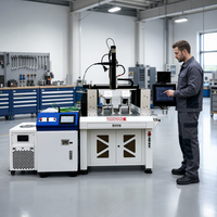 Nouvelle machine de soudage laser à fibre automatique, contrôle de mouvement multi-axes, cavité en céramique importée du Royaume-Uni, 200W, type portable de bureau