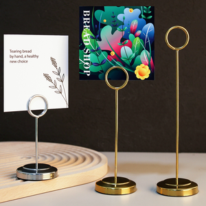 Affichage des journaux de bureau POP Support de papier publicitaire Support en acier inoxydable extensible en forme de T - Product Image 5