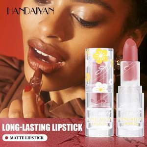 HANDAIYAN Rouge à lèvres hydratant mat anti-transfert longue tenue 12 couleurs, design ajouré, effet brume, cosmétiques de maquillage - Product Image 5