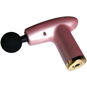 Pistola de Masaje Vibratoria Relajante, Masajeador Muscular con 12 Niveles de Velocidad, Motor sin Escobillas, Recargable por USB, Color Durazno, para Uso Doméstico - Product Image 2