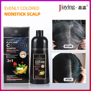 Shampoo Colorante per <span class=keywords><strong>Capelli</strong></span> <span class=keywords><strong>Nero</strong></span> Istantaneo JIAYING Biologico, Senza Ammoniaca e PPD, Crema di Alta Qualità - Product Image 2