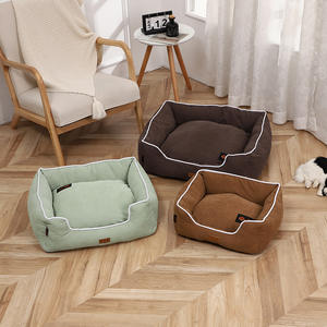 Teddy-Cord-Haustierbett für <span class=keywords><strong>Pomeranian</strong></span>, Golden Retriever & Alle Hundegrößen - Ganzjahres-Katzen- & Hundebett Großhandel - Product Image 1