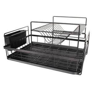 Égouttoir de cuisine avec égouttoir et porte-ustensiles - Product Image 2