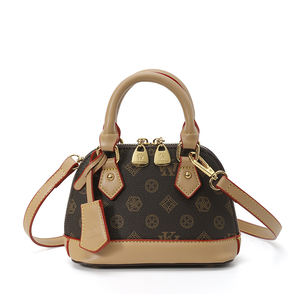 高級デザイナーレディースメッセンジャーバッグ、クロスボディトートバッグ、ロック付きファッショナブルシェルハンドバッグ、コスメティックバッグ - Product Image 1