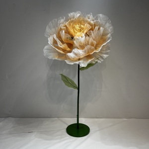 Décoration de mariage, <span class=keywords><strong>fleurs</strong></span> <span class=keywords><strong>géantes</strong></span> automatiques qui s'ouvrent et se ferment, grandes <span class=keywords><strong>fleurs</strong></span> mobiles, lumières de décoration de mariage, décoration de fête de Noël - Product Image 5