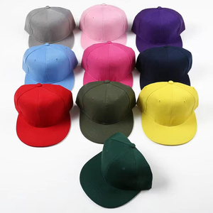 Custom Trucker Cap 3D Embroidery Logo Snapback Cap Baseball Cap <b>Flat</b> Brim <b>Hat</b> Hip Hop <b>Hat</b> Solid Color Dad Truck Driver's Cap <b>Hat</b> - Product Image 1