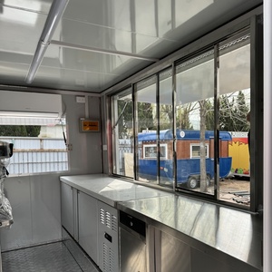 Nơi để mua xe tải thức ăn nhanh di động nhà bếp di động trực tuyến nhượng Bộ Trailer thực phẩm để bán USA EU châu Á - Product Image 5