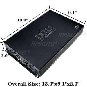 Amplificadores de Potencia de Alta Fidelidad de 6800 W, 4 Canales, Amplificador para Automóvil, Altavoz Estéreo con Bajos, DC 12 V, Amplificadores de Audio para Automóvil y Hogar, Subwoofer - Product Image 6