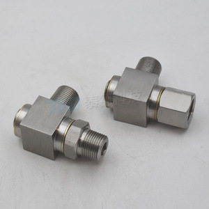 Raccords de tuyaux hydrauliques rotatifs haute pression en acier inoxydable, bobines droites en vente pour vérins hydrauliques - Product Image 2