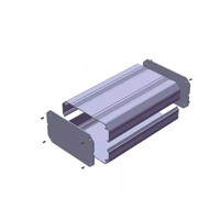 CNC usinage anodisation boîtier en aluminium boîtier d'instrument électronique boîtier PCB boîtier boîte de jonction Din Rail boîte