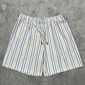 Pantalones Cortos de Baloncesto Holgados de Diseño Personalizado para Verano, con Rayas, Transpirables, para Gimnasio, Correr, Estilo Urbano, de Malla, para Hombre - Product Image 4