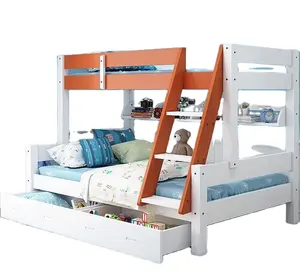 YQ JENMW produttore professionale di mobili per la scuola materna letto a castello per bambini letto a due piani in legno per bambini