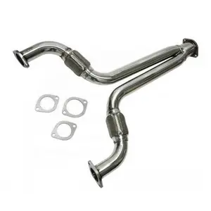 Car Auto Turbocharger Turbo Stainless Steel Exhaust System Tail Pipe Y pipe Downpipe Kit for Nissan 03-06 Infiniti G35/350Z