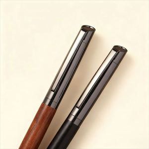 Hot-selling Eco-friendly Wooden Metal Ballpoint Pen Custom Logo Luxury Custom Brand Blue/Black/Red Ink <b>Gifts</b> for Corporate - Product Image 4