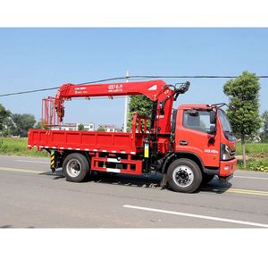 Dongfeng D7 4*2 Truck Mounted Crane with 7 Ton 5-section Straight Boom Crane, Heavy Lifting for Oversized <b>Cargo</b> Transportation - Product Image 6